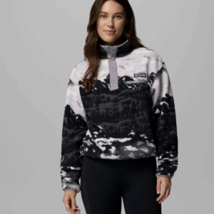 Helvetia™ II Printed Cropped Half Snap