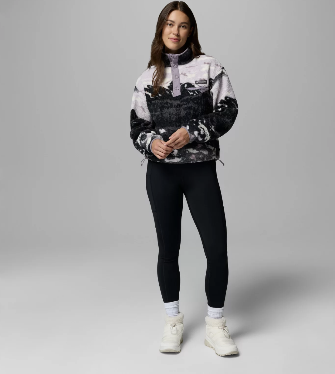 Helvetia™ II Printed Cropped Half Snap – Image 3