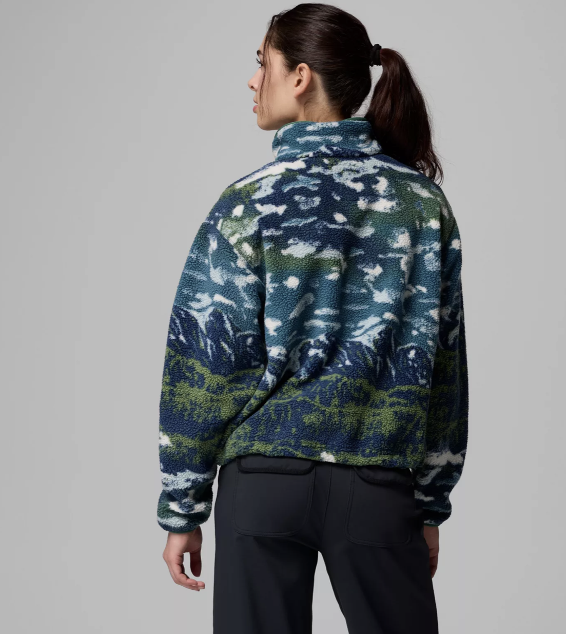 Helvetia™ II Printed Cropped Half Snap – Image 8