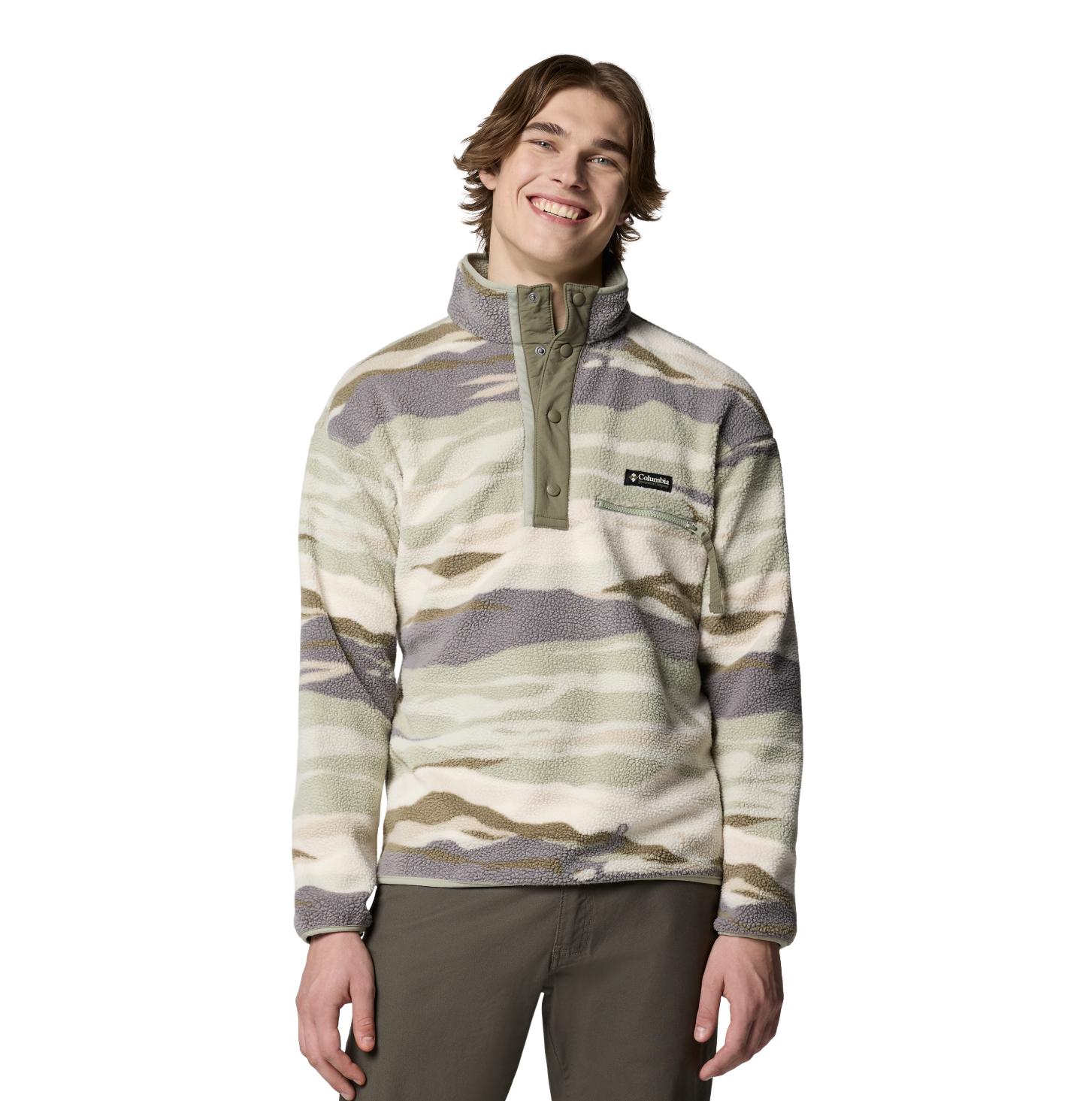 Helvetia™ II Printed Half Snap Fleec